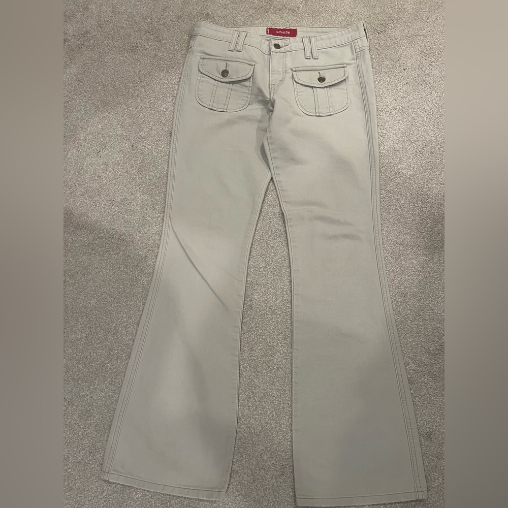 Vintage super low rise Levi flare pants